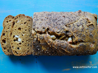 Pumpkin Bread with Zaatar and Feta