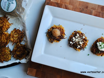 Zaatar Butternut Squash Fritters