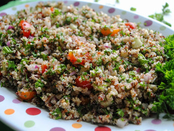 Za'atar Quinoa Tabbouleh