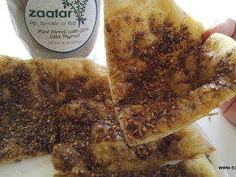 Manakish (Manaesh) - Za'atar Flat Bread Recipe