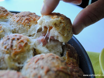 Zaatar Recipe - Ham & Cheese Pull Apart Bread