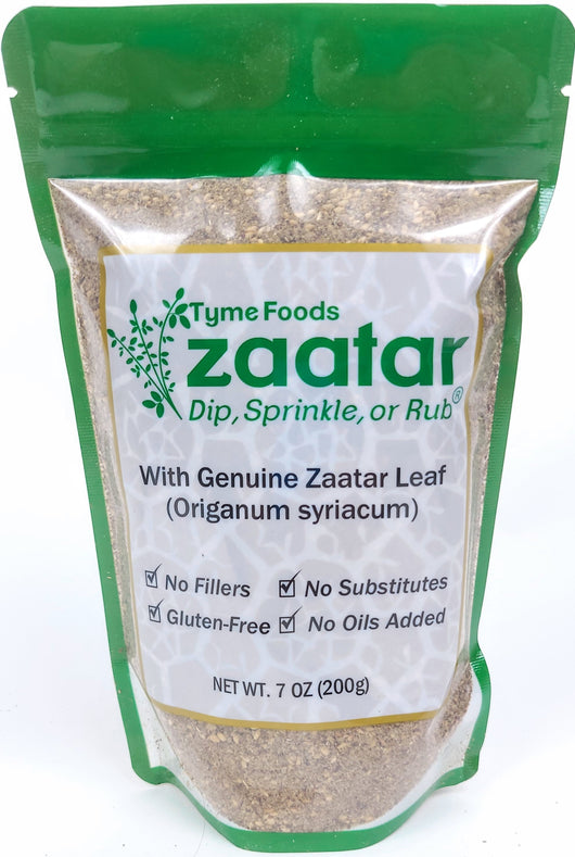 Zaatar Classic Blend - with Genuine Zaatar Leaf/Hyssop Herb (Origanum syriacum) - Gluten-Free