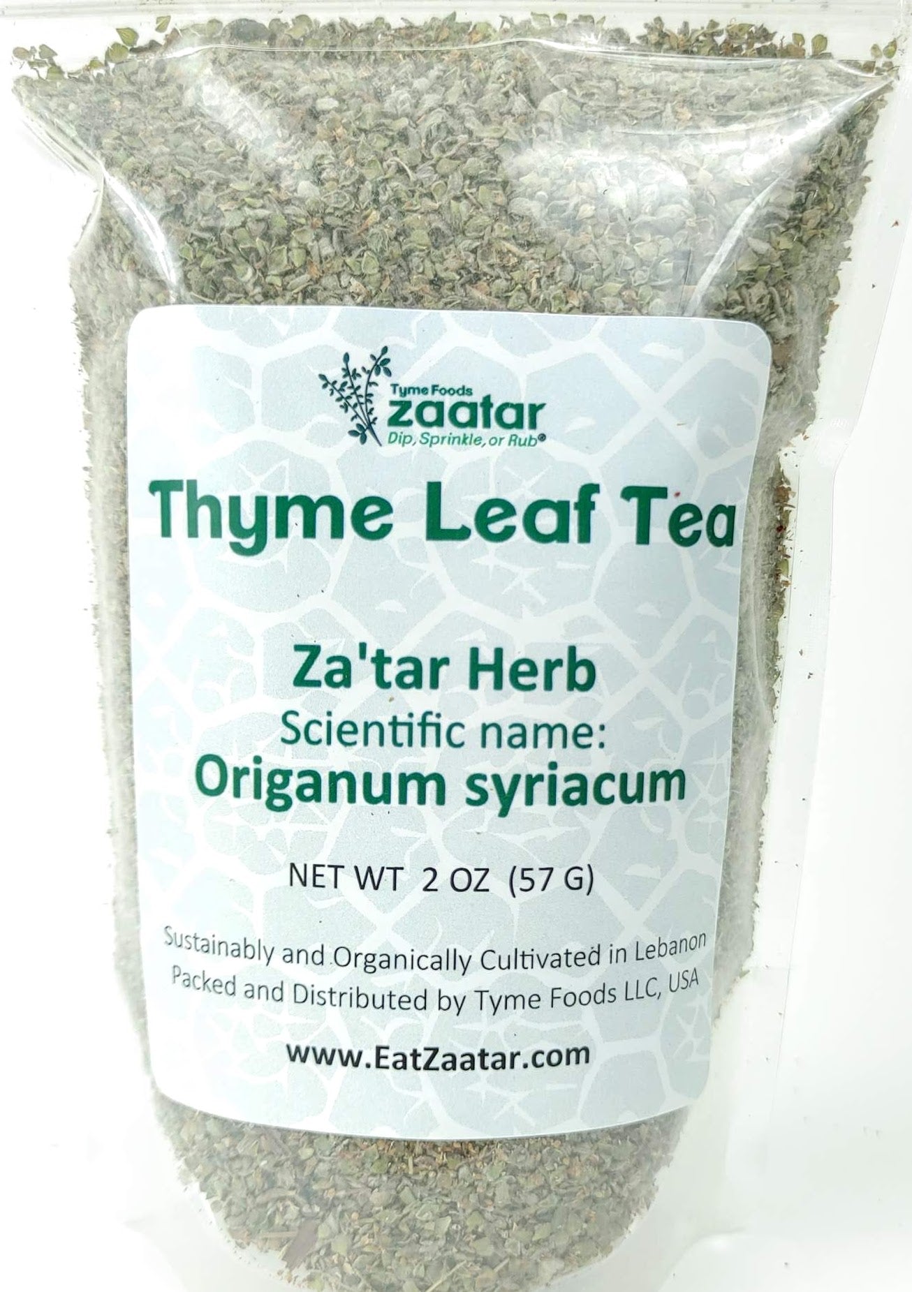 Thyme Tea - Loose Leaf Zaatar Herb Green Tea (Origanum syriacum) - 40 –